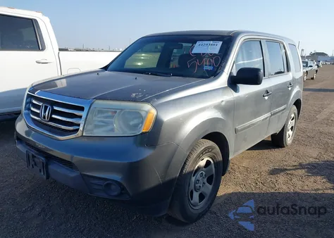 2012 Honda Pilot Lx from USA, damaged, VIN 5FNYF4H21CB025400